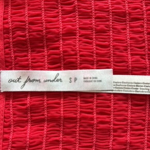 NWT Out From Under Firecracker Smocked Cropped Top - Picture 7 of 7